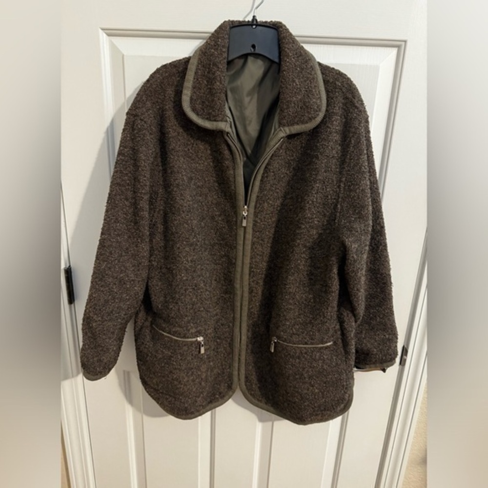 Braeton Vintage REVERSIBLE jacket full zip size L